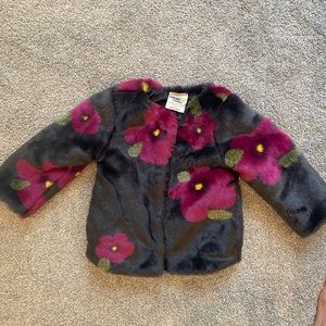 New w/o tags gorgeous Oshkosh fur style 2t jacket!